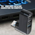 thumbnail image 3 of Mini USB 3.0 2.0 HUB 3 Port Distributor Adapter For PC MacboW7 Laptop R6U8, 3 of 9