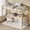Gold, variant on GOCAPTAIN Twin Size Loft Bed Frame, Heavy-Duty Metal Bed Frame with Ladder and Full-Length Arched Guardrail, Gold