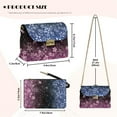 thumbnail image 6 of TSOVTHRID Cherry Blossom Gradient Print Women's Crossbody Bag, Small Crossbody Purse, PU Leather Purses, Minimalist Handbags Shoulder Bag with Metal Buckle, 6 of 7
