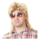 thumbnail image 1 of Peluca de Salmonete para Hombre, Disfraz de los Años 80, Accesorios de Fiesta Glamorosos, Peluca de Cosplay, Chal, Pelo Rizado, 1 of 6
