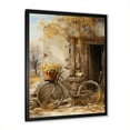 thumbnail image 3 of Designart "Greenish Hue Antique Ride" Bicycle Picture Framed Wall Art Prints, 3 of 5