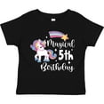 thumbnail image 3 of Inktastic Magical 5th Birthday Rainbow Unicorn with Star Boys or Girls Toddler T-Shirt, 3 of 5