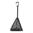 thumbnail image 1 of Sac en Filet à Fermeture Éclair Extérieur Panier de Rangement Triangulaire avec Crochet Filet de Séchage Pliable en PVC pour Camping Nouveau, 1 of 9