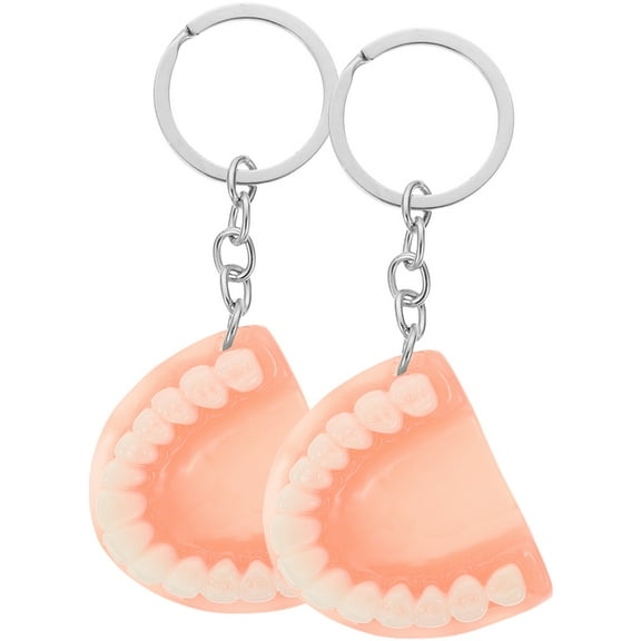 GAXIRE Men's Novelty Keychains 2pcs Family Member Key Hanging Ornaments Party Accessories