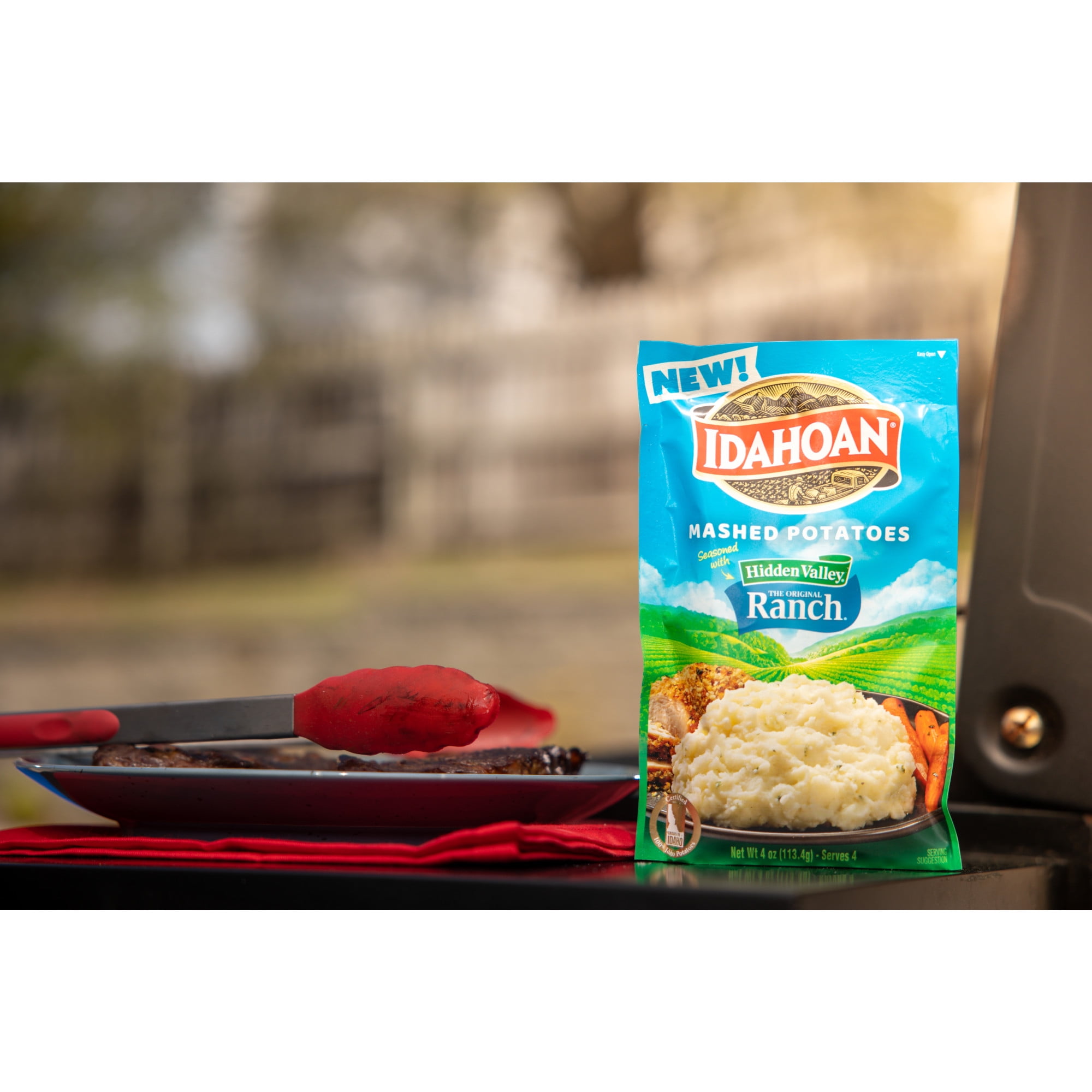 Idahoan® Roasted Garlic Mashed Potatoes Family Size, 8 oz - Kroger