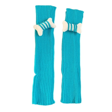 

Kuriozud Women Leg Warmers Pair Stripe Patchwork Blood Stockings Daily Holiday Socks