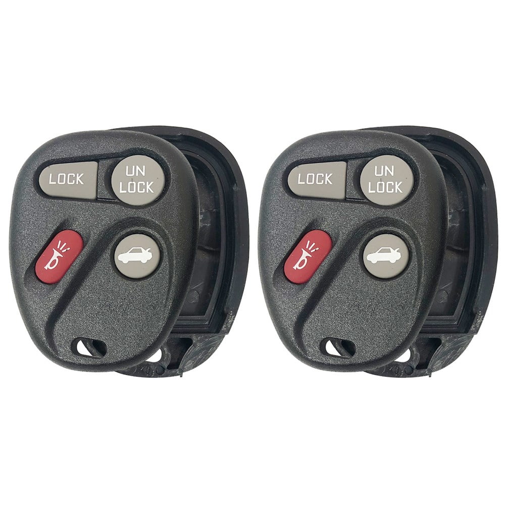 2 New Replacement Keyless Entry Remote Key Fob Clicker Shell Case Button Pad Fix 