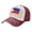 Dark Red, variant on Men Women Filipino Flag Distressed Twill Cotton Baseball Cap Vintage Adjustable Dad Hat