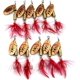 thumbnail image 1 of Spinner Lures Cebo de metal Lentejuelas Spinner Se?uelos de pesca Cebo de pesca realista Crankbaits Set para pesca al aire libre Rojo 10pcs XianweiShao 8390614459038, 1 of 1