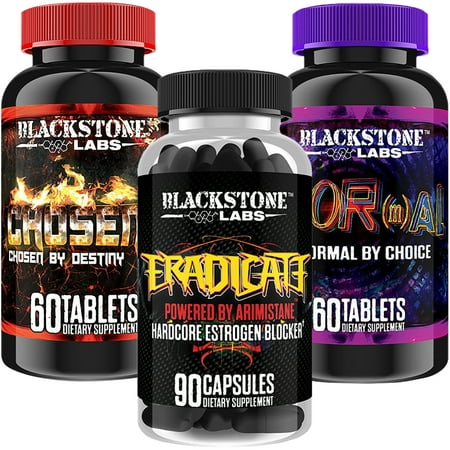 Blackstone Labs AbNORmaL, Chosen1 and Eradicate Supplements