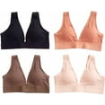 thumbnail image 4 of Alyce Ives Intimates Seamless Lounge Bralette Laser Cut 4, S, 4 Pack, 4 of 6