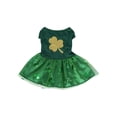 thumbnail image 6 of Dog Dress, St Patricks Day Decorations Festive Tulle Pet Skirt for Small and Medium Dogs and Cats, Lightweight Summer Puppy Outfit for Holiday Party, Lucky Clover Apparel, 6 of 6