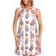 thumbnail image 1 of Balery Hello Easter Vestidos de verano para mujer con estampado: vestido holgado sin mangas, vestido playero informal y cómodo para días calurosos., 1 of 7