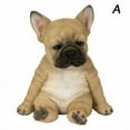 thumbnail image 2 of FNNMNNR Sleepy French Bulldog Puppy Statue Resin Lawn Sculpture Super Cute Garden Yard Decor, 2 of 5
