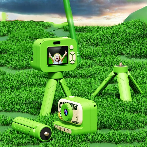 Pgyong Electronics Clearance Children's Camera Mini Camera with Bracket Puzzle Toy Game Student Boy Girl Gift