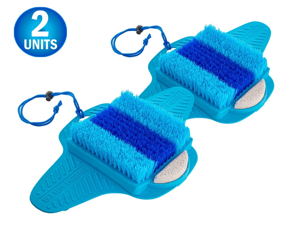 Shower Foot Scrubber Cleaner With Pumice Stone Non Slip Suction Cup