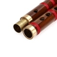 thumbnail image 4 of Litake Chinese Musical Instrument Traditional Handmade Dizi Bamboo Flute In D E F G Key Tone, 4 of 6