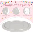 thumbnail image 5 of 360° Round Turntable for Tonies Box Organizer Storage Shelf Wall Mounted, Magnetic Floating Shelves for Toniebox Generation 1 & 2 Player Tonies Figures, Display Collection 10~20 Characters (Gray), 5 of 8