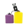thumbnail image 3 of Bicolor Cowbell for Drum Set High and Low Tones Midium Size, 3 of 7
