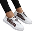 thumbnail image 5 of CHWshoes Women's Mesh Lace Floral Lace Up Fashion Sneakers Hollow Out Breathable Low-Top Shoes, Suitable for Sports, Daily Walks Outdoor Dressy Casual Footwear Coffee Size 39, 5 of 7