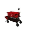 thumbnail image 4 of Ozark Trail Double Decker Folding Utility Wagon with Extension Handle, Red, 35" H, Polyester, 4 of 9