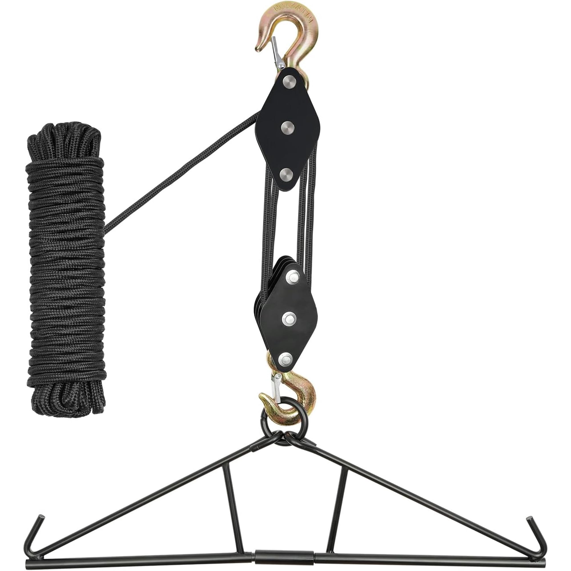 Deer Hanger for Skinning Deer Hunting Game Hoist Hanging Gambrel with Pulley Lift System Max to 800LB