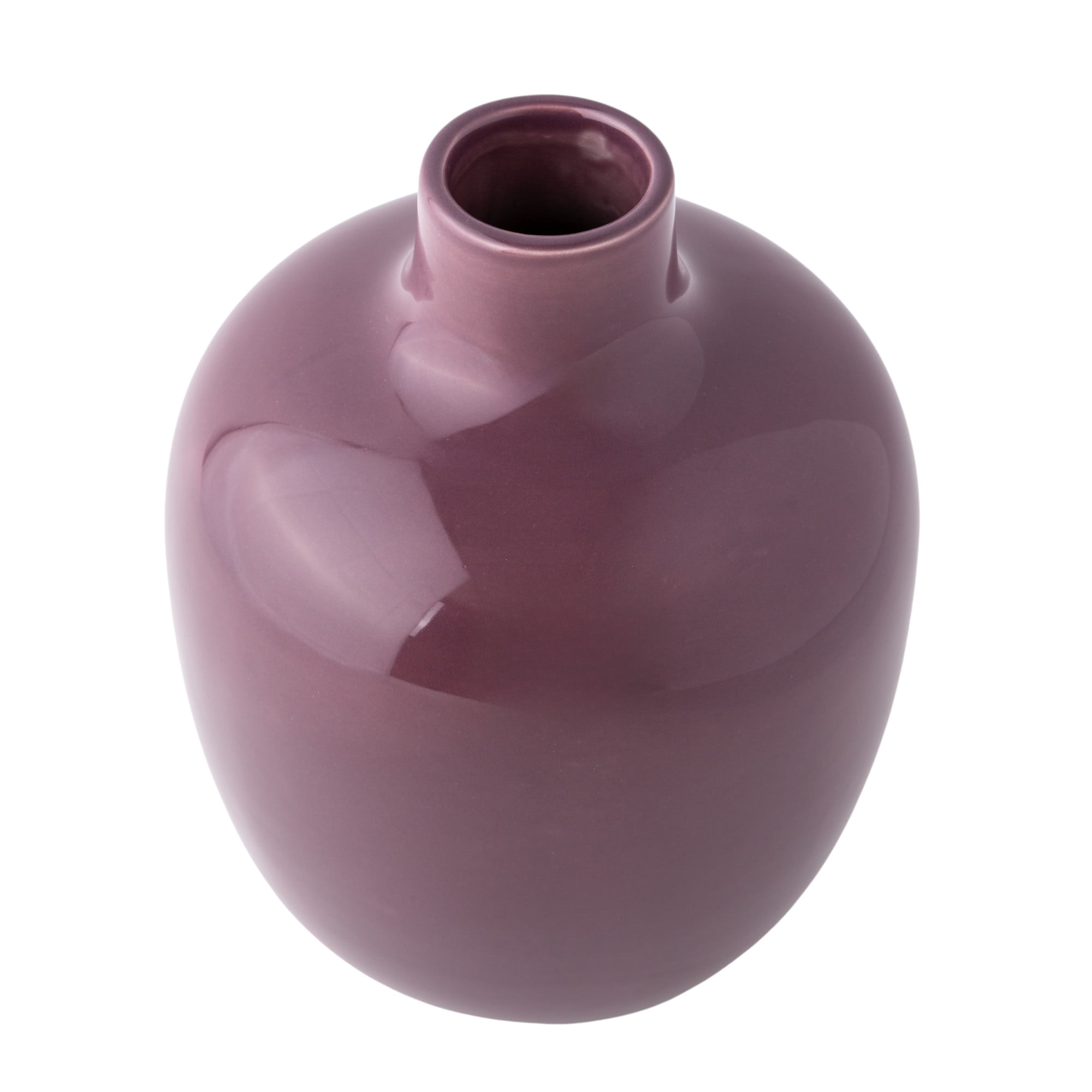 Mainstays 8" Glossy Purple Vase