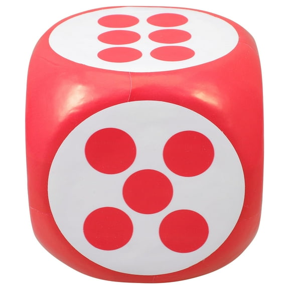 GOOHOCHY Large Foam Dice Set for DIY Use Multi-colored Six-sided Game Prop with Electric Pump