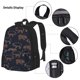 thumbnail image 3 of Easygdp Pig Farm Mochila para Niños y Niñas con Set de Caja de Almuerzo y Estuche para Lápices 3 en 1, Mochila Escolar Estampada para Adolescentes, 3 of 7