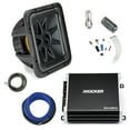 thumbnail image 1 of Kicker  12" Solo-Baric L7 L7S 1500 Watt 2 Ohm DVC Square Subwoofer, Kicker DX Series Mono 250 Watts Car Audio Amplifier, Amp Installation Kit, 1 of 5