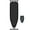 Black, variant on Ironing Board, Compact and Space Saver,Size 13 x 43, Metal Construction Ironing Boards with Extra Thick Heavy Duty Padded, Stable Structure,Skid Feet, Premium Iron Board,Grey