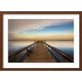 thumbnail image 2 of Art.com Sunrise on the Pier at Terre Ceia Bay, Florida, USA Photographic Print by Richard Duval, Brown Frame Wall Art, 23" x 17", 2 of 5