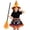 B-Yellow, variant on Witch Kids Tutu Skirt Hats Witch Set Halloween Dress Party Girls Size 3-14 Years