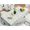 thumbnail image 4 of Elegant Printed Leaves Stain Resistant Table Cloth,Spill Bead Up Table Cover for Formal & Everyday Use,60"x84",1 Pack, 4 of 6