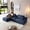 Blue, variant on 111" Modular Sectional Sofa, Modern Corduroy Cloud Couch with Cup Holders USB and Storage Box, Sleeper Sofa with Movable Ottoman for Living Room, No Assembly, Green