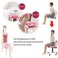 thumbnail image 6 of RnemiTe-amo Donut Pillow Hemorrhoid Seat Cushion for Office Chair, Breathable Hip Protection Cushion Lift Hips Up Seat Cushion, Sciatica Pillow for Sitting Tailbone Pain Car Seat Cushions, 6 of 6
