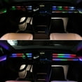 thumbnail image 1 of Meitianfacai Car Interior LED Ambient Light Streamer Light USB Colorful Hidden Modification Universal Use, Black, 1 of 1