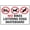 Warning Sign 3, variant on No Camping Or Overnight Parking Sign - 8"x12" Vintage Metal Warning Sign for Home Farm Bar Coffee Shop Club, Campground, Parking Prohibition