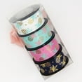 thumbnail image 6 of LEORX 1Pack Pineapple Ribbon Roll Grosgrain Polyester Pink Decoration for Women Birthday Party, 6 of 8