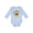 AE-Light Blue, variant on Little Monkey 1st Birthday Boy Boys or Girls Long Sleeve Baby Bodysuit