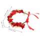 thumbnail image 2 of unbranded Guirnalda Floral Roja Y Para Eventos Fiesta Y Uso Diario, 2 of 6