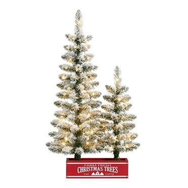 Holiday Time Twinkling Led Willow Tree Indoor Outdoor Christmas Decoration Walmart Com