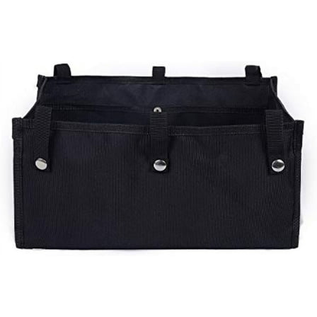 ShuiMiao Under Seat for Four Wheel Rollator, Rollator Bag Tote Organizer Pouch Storage to Walkers for Senoirs, Walker Accessories (Black, M)