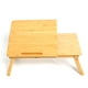 thumbnail image 5 of Mesa para portátil Irfora Mesa plegable de bambú para computadora portátil, escritorio ajustable de 4 engranajes para computadora portátil con ranura para taza de cajón para computadora Irfora Mesa para portátil, 5 of 5