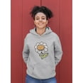 thumbnail image 2 of Cute Daisy Buddy Hoodie Women -Smartprints Designs, Female XX-Large, 2 of 4