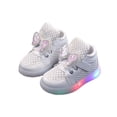 thumbnail image 2 of breaise Toddler Light Up Shoes for Girls Boys Sparkle Walking Running Tennis Casual Fashion Sport, 2 of 6