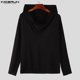thumbnail image 5 of Sudadera con capucha de manga larga para hombre, estilo americano, con cuello apilado, estilo informal, tallas S a 5XL, INCERUN Tops 2024, 5 of 5