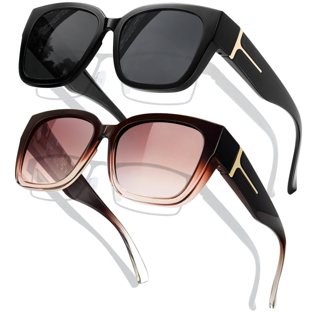Gafas de sol KANASTAL polarizadas sobredimensionadas UV400 para mujer y hombre