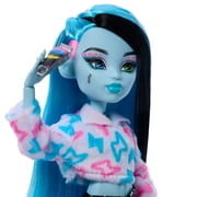 Monster High Self-Scare Secrets Frankie Stein Fashion Doll with 13 Realistic Accessories