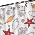 thumbnail image 3 of Tropical Ocean Shower Curtain 72x72 Inches Waterproof Seaside Theme Bath Drapes Premium Polyester Fabric Quick-Dry, 3 of 4